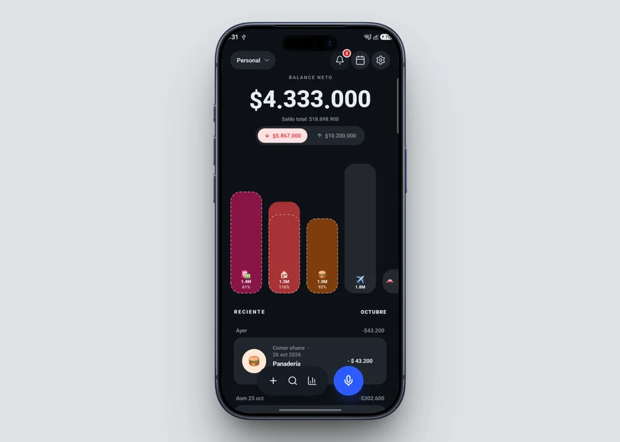 Captura de MyWallet